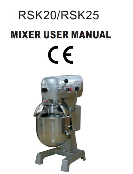 GGM GASTRO MIXER EXPLODED VIEW