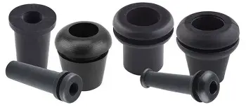 SG02 Lincat SLEEVED GROMMET BLACK SILICONE