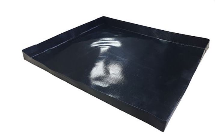 COM-T001 SOLID TRAY BLACK (PTFE 11.5""x13.5""x1"")