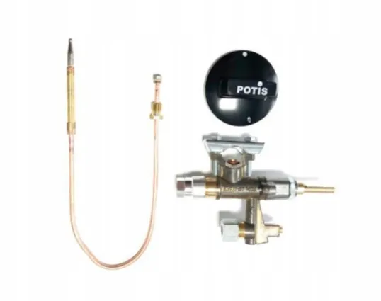 PT0086 POTIS COMPLETE GAS TAP, KNOB AND THERMOCOUPLE