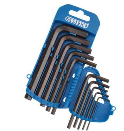 FESU1762 Metric Hexagon Key Set with Storage Holder (10 Piece)