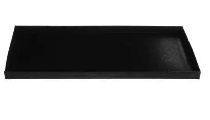 FESU1847 E2S Black Solid Base Tray Half Size