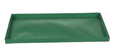 FESU1848 E2S Green Solid Base Tray Half Size