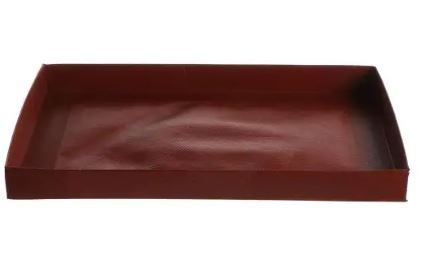 FESU1849 E2 Red Solid Base Tray Half Size