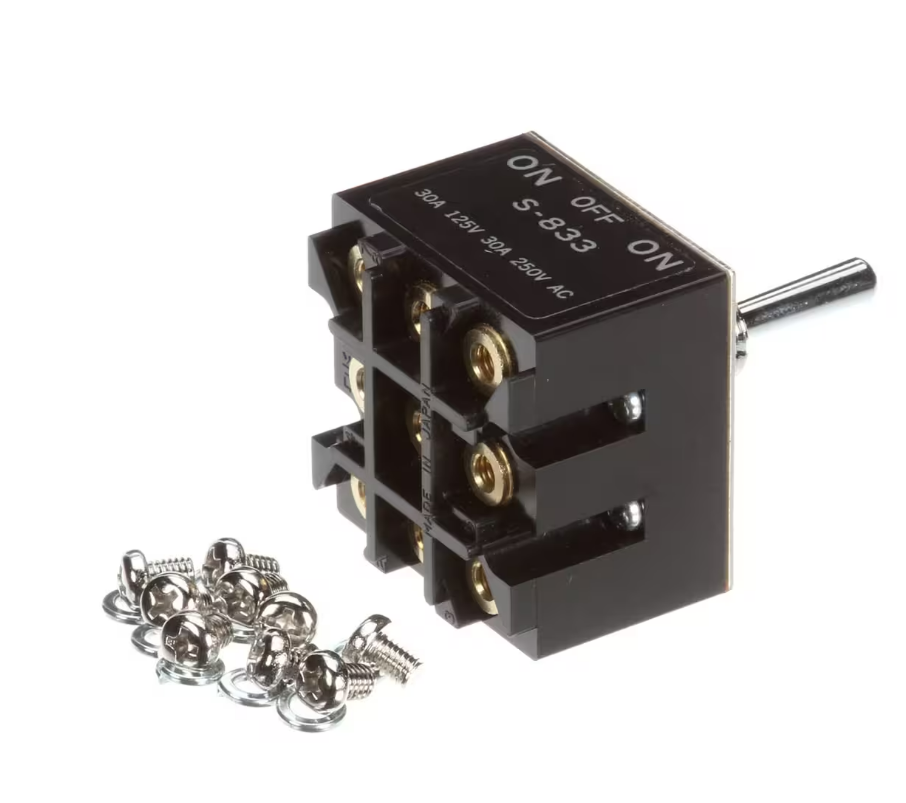 Alto Shaam SW-3617 toggle switch SPDT 30A 125-250V OEM power control replacement part for Alto Shaam equipment.