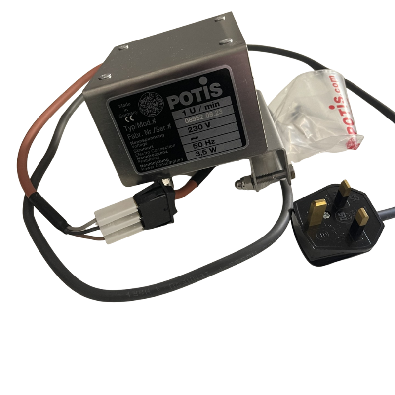 PT0346 POTIS MU-bottom motor, excl. rod, excl. gearing, 1rpm (50 Hz/230 V)