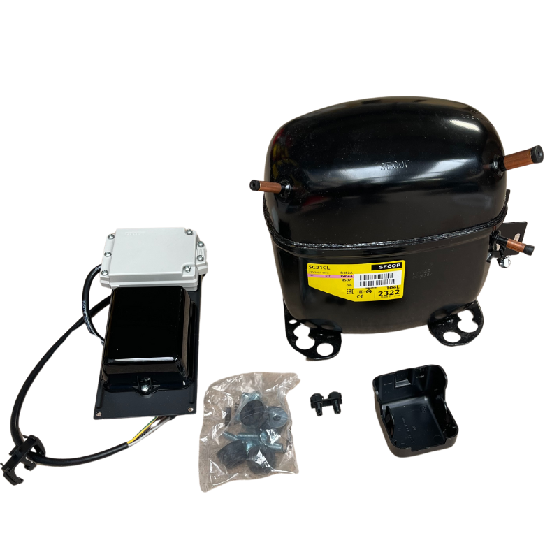 SC21CL COMPRESSOR TUBED R404A 1PH - Foodservice Equipment Spares