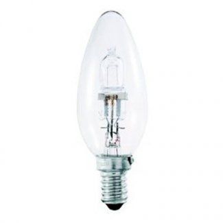 EB04 HALOGEN CANDLE CLEAR LIGHT 42W WATT BC SBC ES SES BULBS