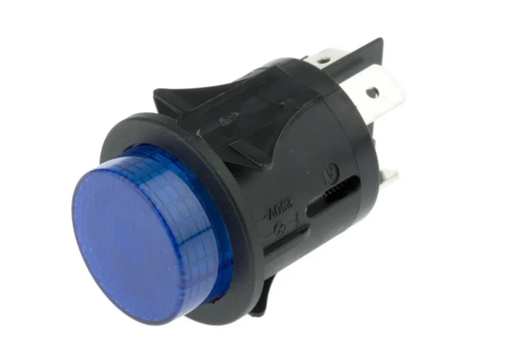 021473-OCM BLUE POWER BUTTON