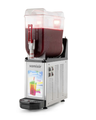 SLUSH12.IA-SAM SAMIXIR 12 L SLUSH MONO ALLURE COLD AND FROSTY BEVERAGE DISPENSER STAINLESS STEEL