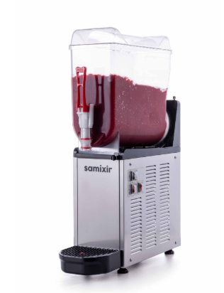 SLUSH12.IL-SAM SAMIXIR 12 L SLUSH MONO LIGHT COLD AND FROSTY BEVERAGE DISPENSER STAINLESS STEEL